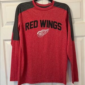 NHL Team Apparel Detroit Red Wings Men’s Long Sleeve T-Shirt